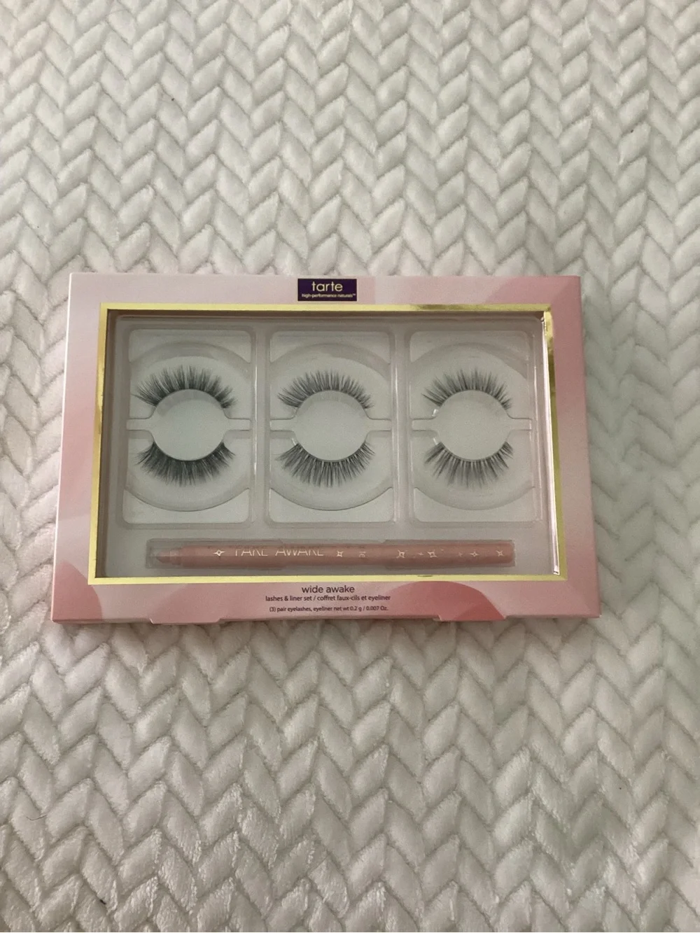 tarte Wide awake lashes and liner set